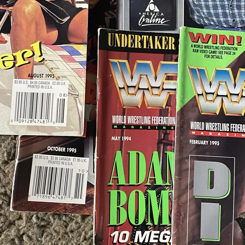 Wrestling Magazine Lot 4 WWE WWF 1997 2007 2011 2012 Stone Cold Triple H